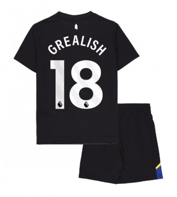 Everton Jack Grealish #18 Replika Tredje Tröja Barn 2025-26 Kortärmad (+ Korta byxor)